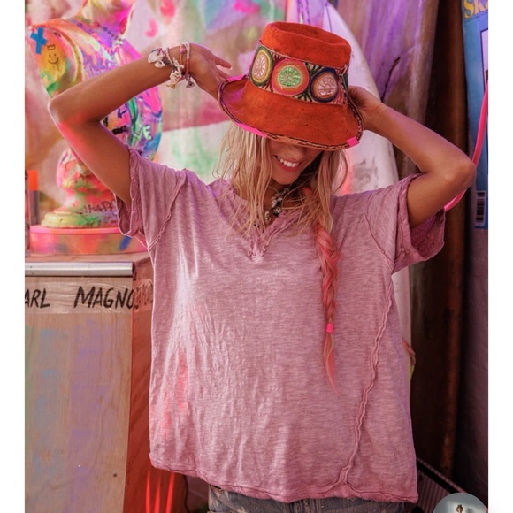 Magnolia Pearl Julien Henley Tee - Picture 2 of 9